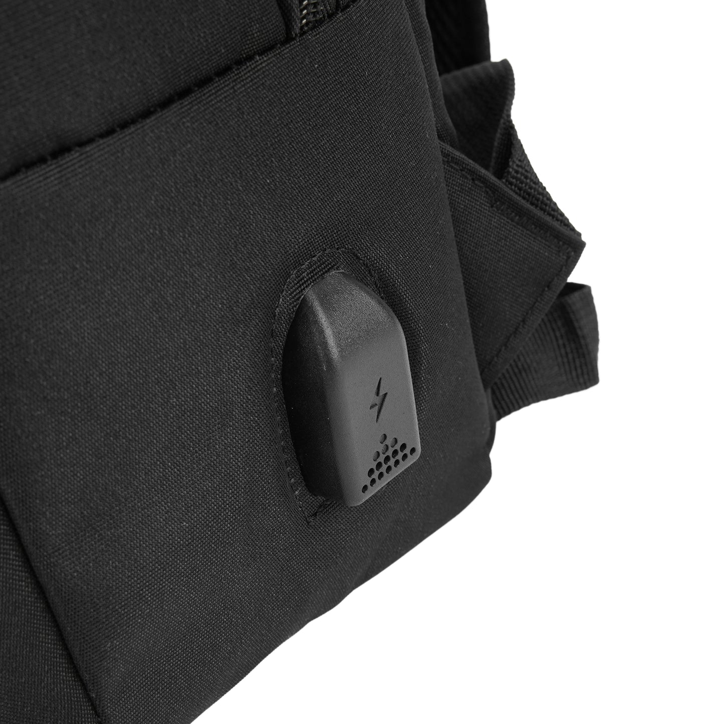 BOISEEN 3535 Men's Travel Shoulders Bag Oxford Cloth 15.6-Inch Laptop Backpack Daypack with External USB Port