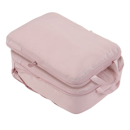 2Pcs Business Trip Clothes Sort Out Travel Luggage Organizer Cube Bag Expandable Storage Packing Pouch, Size M