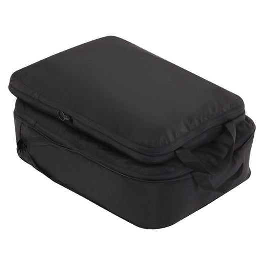 2Pcs Business Trip Clothes Sort Out Travel Luggage Organizer Cube Bag Expandable Storage Packing Pouch, Size M