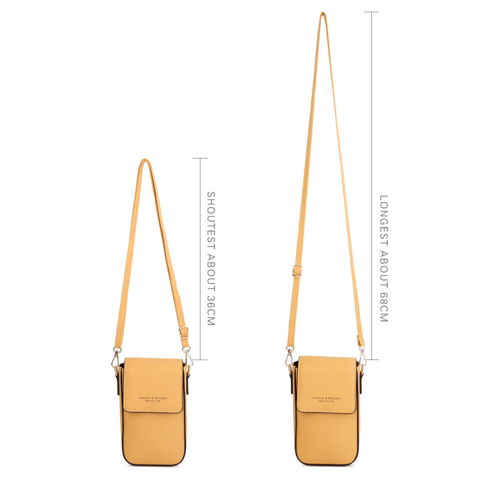 TAILIAN TC314-001 Multiple Card Slots Phone Bag Women PU Leather Crossbody Shoulder Bag