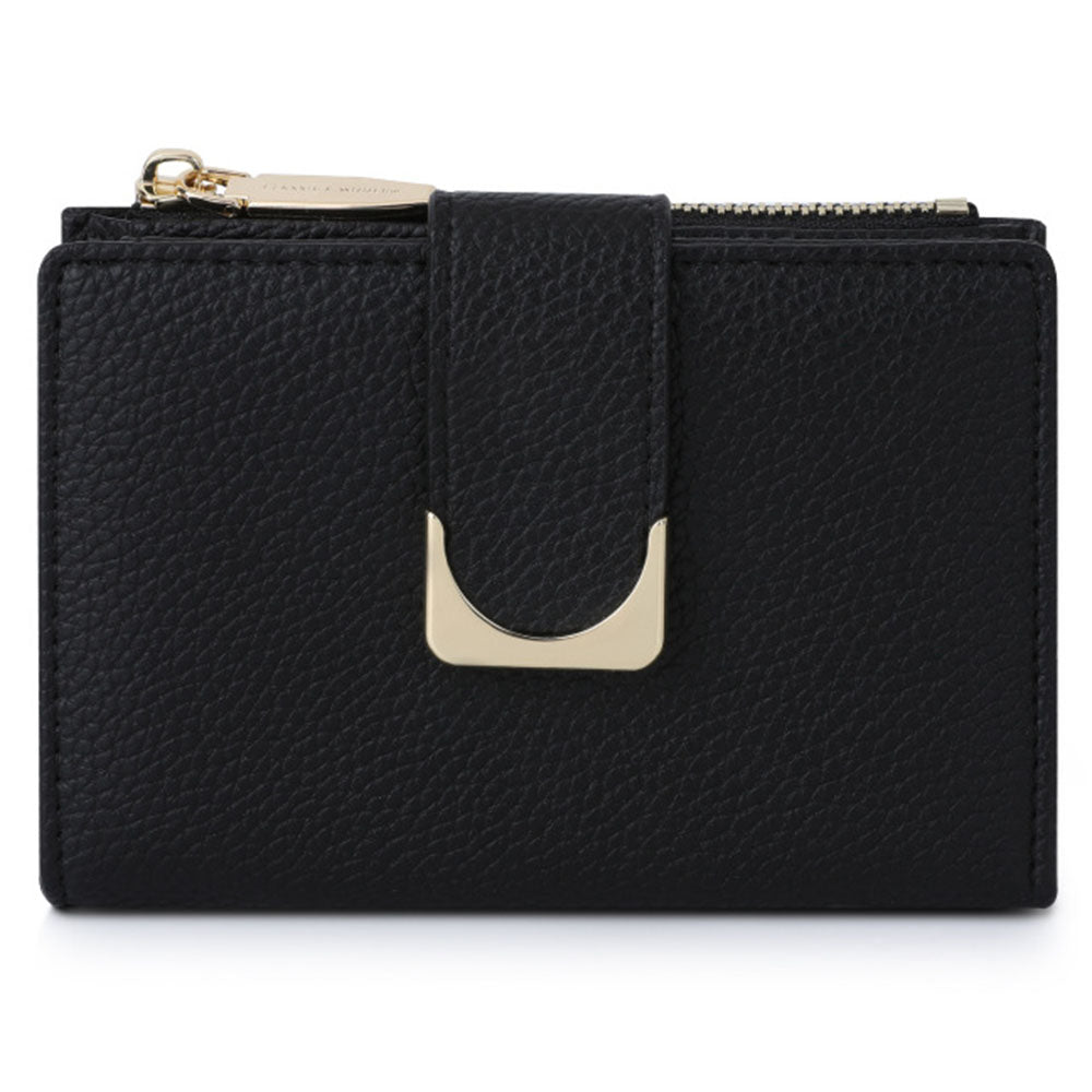 TAILIAN T2602-324 Litchi Texture PU Leather Women Short Wallet Cards Cash Holder with Zipper Pocket