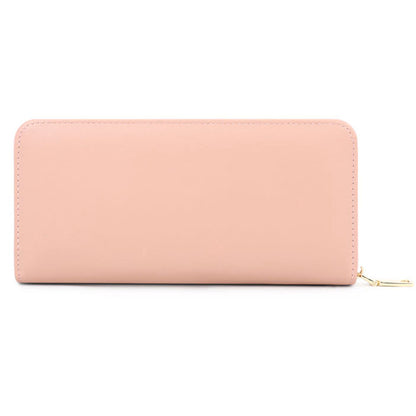 TAILIAN T9612-111 PU Leather Women Zipper Long Wallet Multiple Card Slots Phone Cash Holder Purse