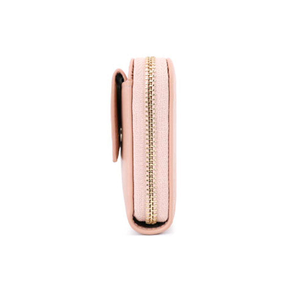 TAILIAN T9612-111 PU Leather Women Zipper Long Wallet Multiple Card Slots Phone Cash Holder Purse