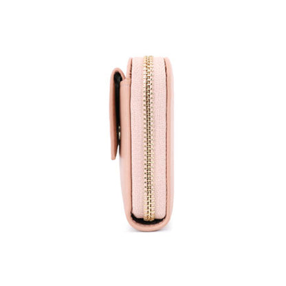TAILIAN T9612-111 PU Leather Women Zipper Long Wallet Multiple Card Slots Phone Cash Holder Purse