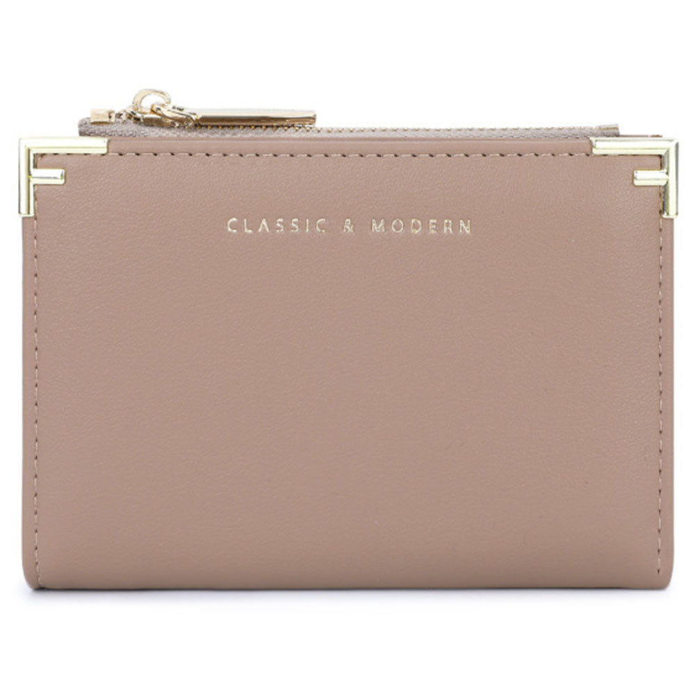 TAILIAN T2602-224 Women Bi-fold Short Wallet Ultra Slim PU Leather Cards Cash Holder Bag