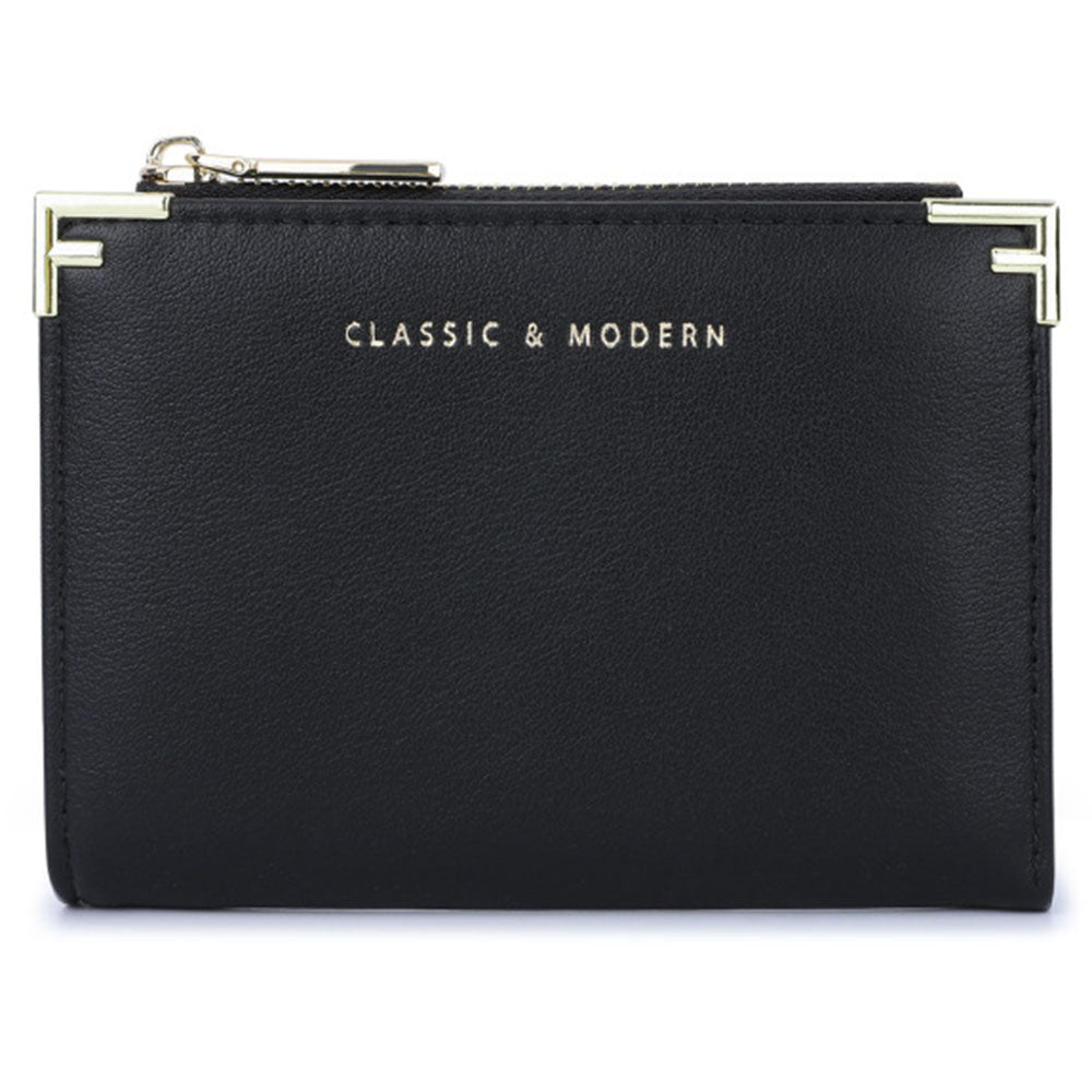 TAILIAN T2602-224 Women Bi-fold Short Wallet Ultra Slim PU Leather Cards Cash Holder Bag