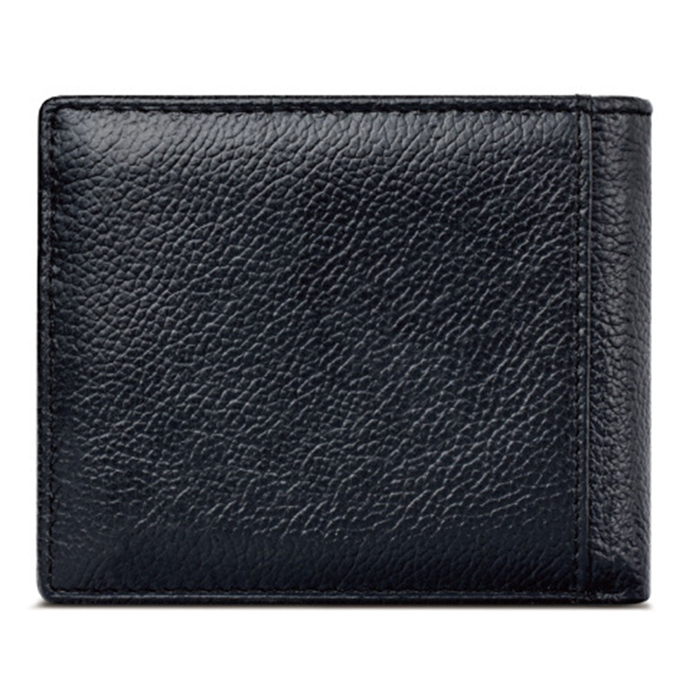 TAILIAN T123-H33-BE Business Men Multiple Card Slots Cowhide Leather Short Wallet