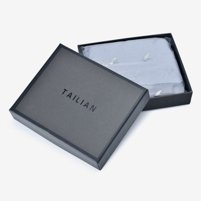 TAILIAN T123-H33-BE Business Men Multiple Card Slots Cowhide Leather Short Wallet