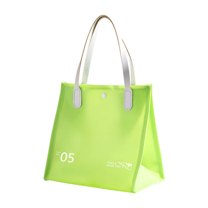 RH2313 Waterproof PVC Travel Cosmetic Toiletries Organizer Bag Pouch Makeup Storage Handbag