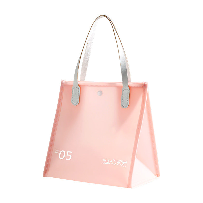 RH2313 Waterproof PVC Travel Cosmetic Toiletries Organizer Bag Pouch Makeup Storage Handbag