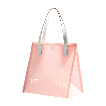 RH2313 Waterproof PVC Travel Cosmetic Toiletries Organizer Bag Pouch Makeup Storage Handbag
