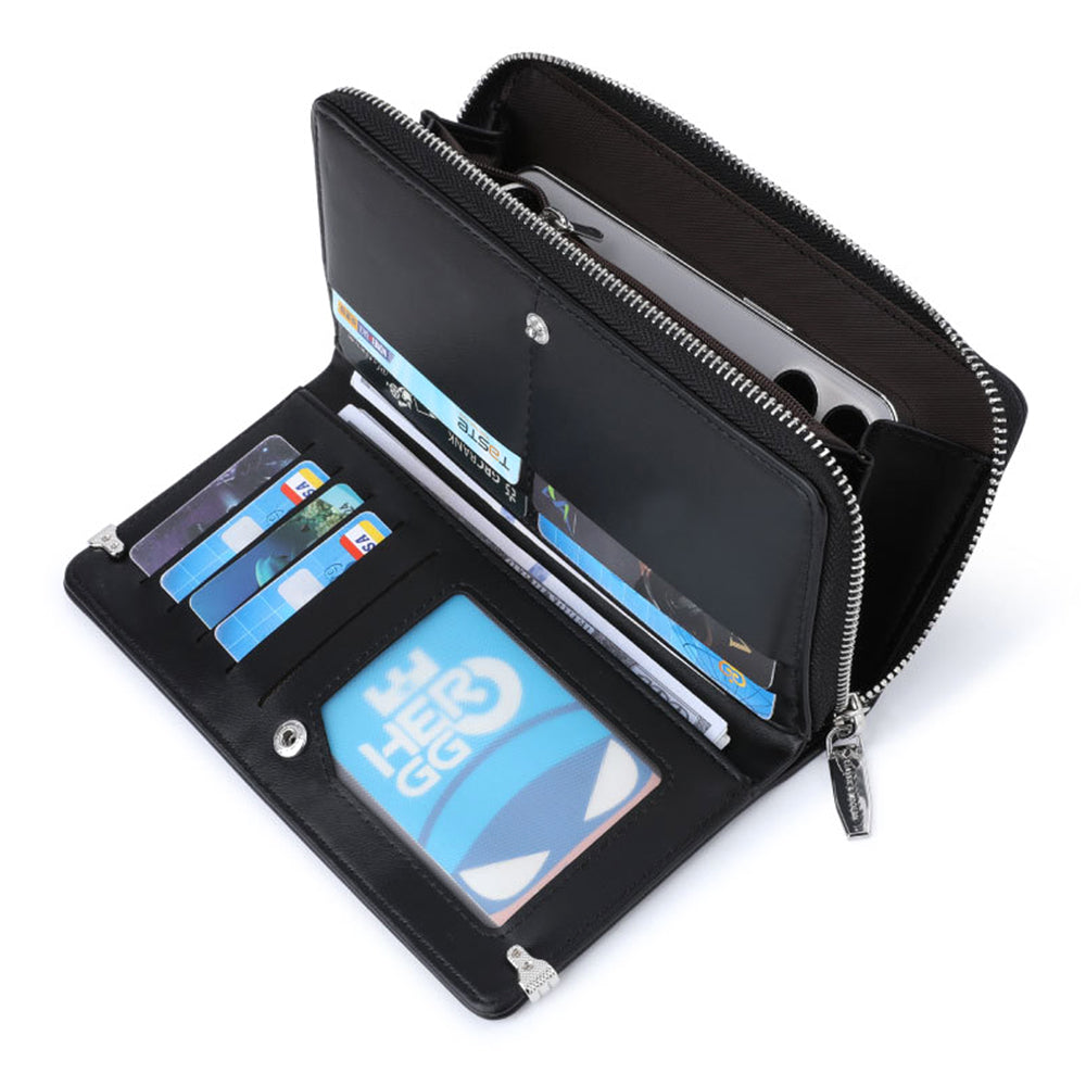 TAILIAN T2808-002 Women's PU Leather Long Wallet Multiple Card Slots Storage Pouch Clutch Bag Billfold for Women