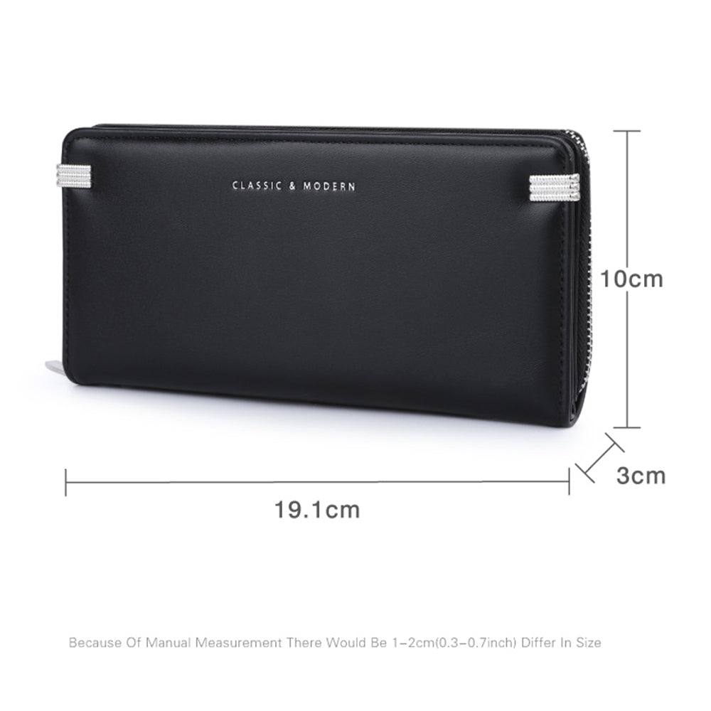 TAILIAN T2808-002 Women's PU Leather Long Wallet Multiple Card Slots Storage Pouch Clutch Bag Billfold for Women
