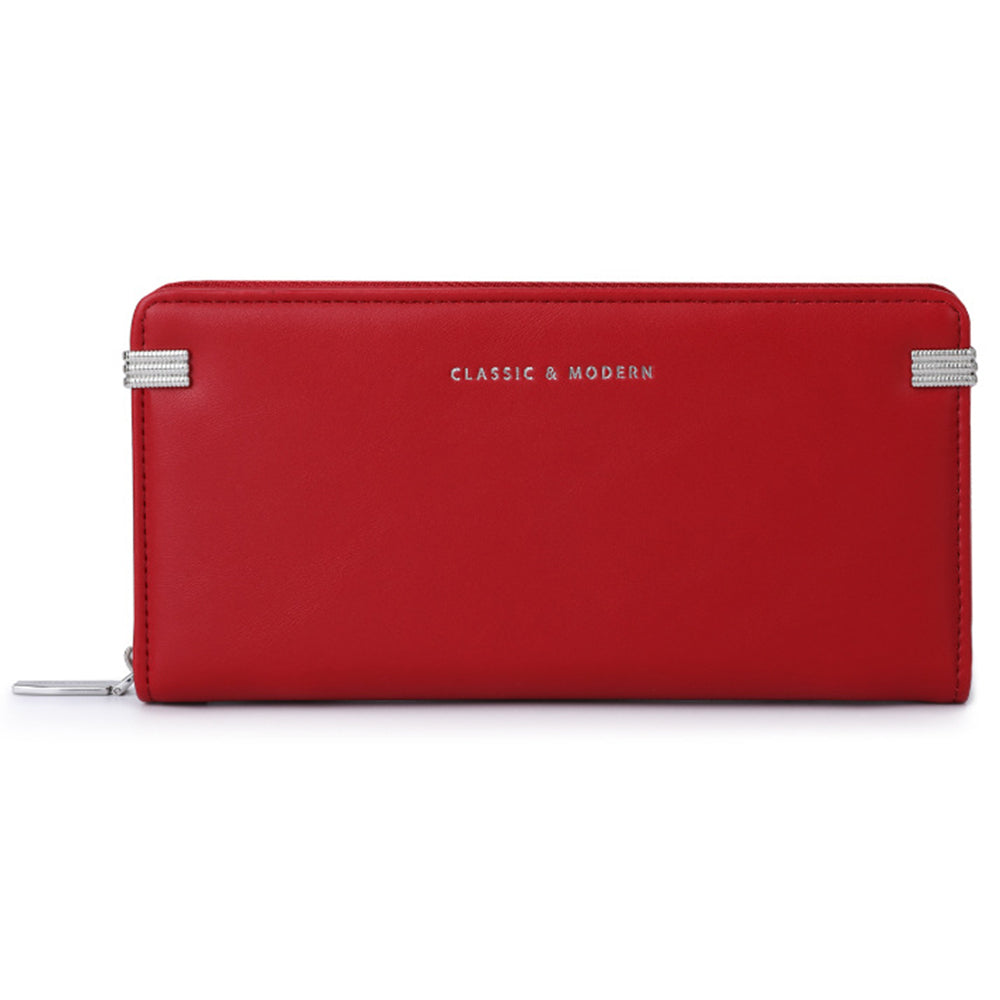 TAILIAN T2808-002 Women's PU Leather Long Wallet Multiple Card Slots Storage Pouch Clutch Bag Billfold for Women
