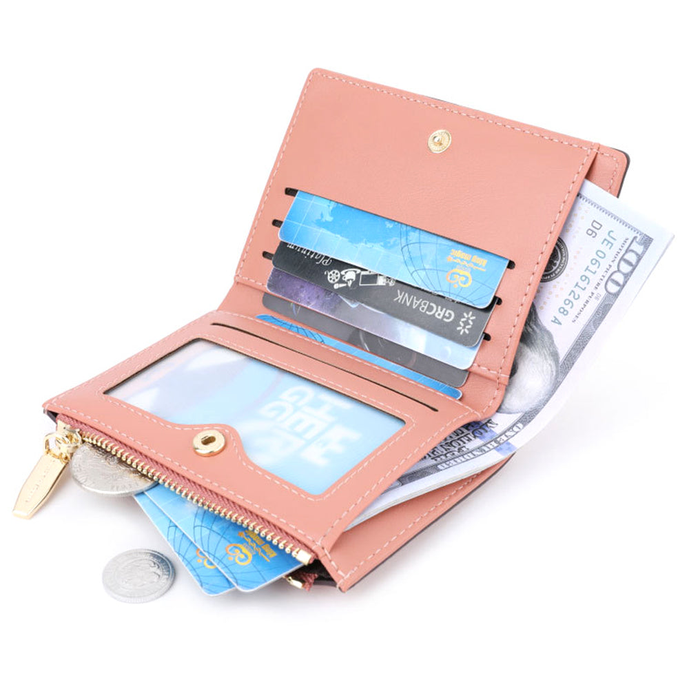 TAILIAN T2602-303 Women's PU Leather Wallet Card Storage Holder Coin Bag Girls Travel Daily Use Clutch Bag