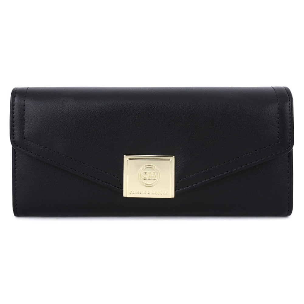 TAILIAN T5601-086 Women's PU Leather Long Wallet Tri-fold Design Multiple Card Slots Cash Storage Pouch Billfold