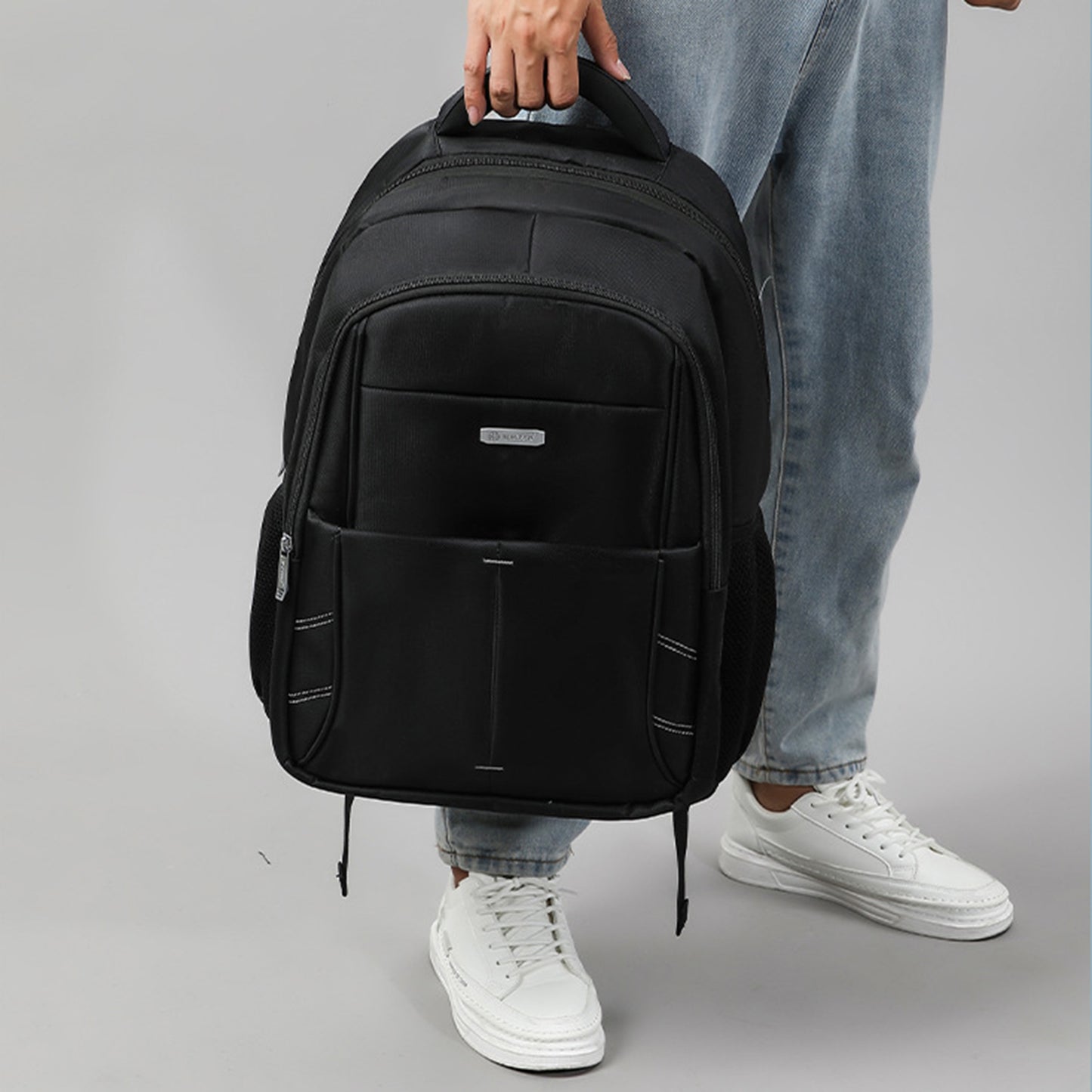 BOISEEN 6646-7 Oxford Waterproof Daypack Casual Travel Bag with Laptop Compartment Fit 17 inch Laptop
