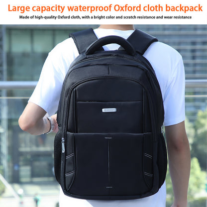 BOISEEN 6646-7 Oxford Waterproof Daypack Casual Travel Bag with Laptop Compartment Fit 17 inch Laptop