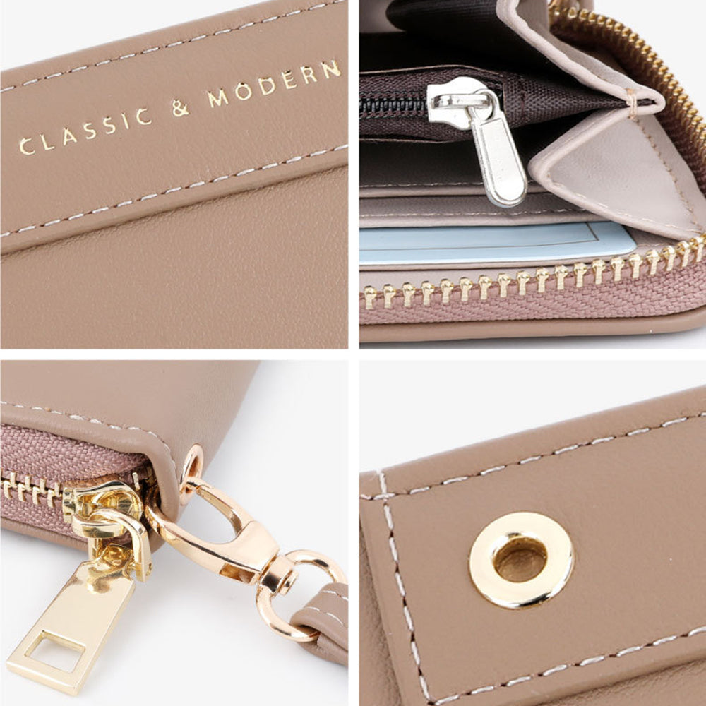 TAILIAN T9612-113 Long Wallet Women's PU Leather Card Storage Holder Coin Carrying Bag for Teen Girls