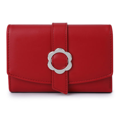 TAILIAN T6224-007 Women's Folding Wallet Coin Carrying Bag PU Leather Card Storage Holder for Teen Girls