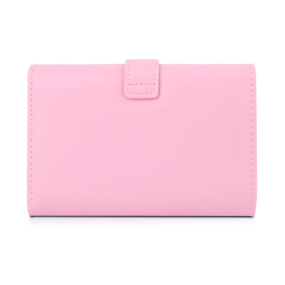 TAILIAN T6224-007 Women's Folding Wallet Coin Carrying Bag PU Leather Card Storage Holder for Teen Girls