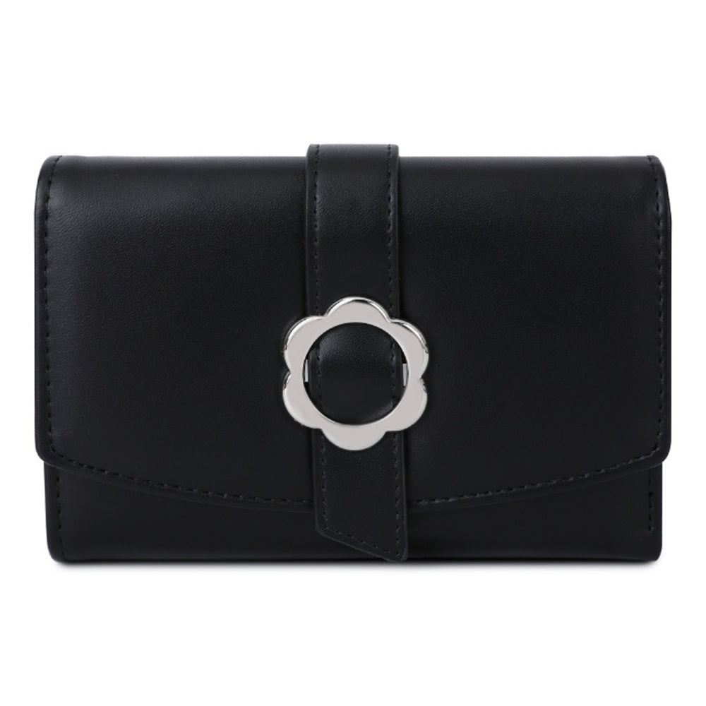 TAILIAN T6224-007 Women's Folding Wallet Coin Carrying Bag PU Leather Card Storage Holder for Teen Girls