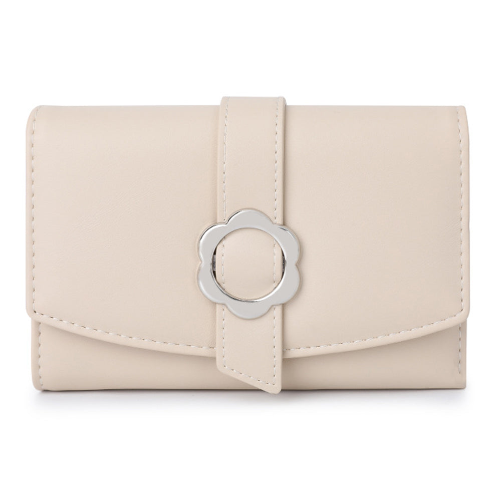 TAILIAN T6224-007 Women's Folding Wallet Coin Carrying Bag PU Leather Card Storage Holder for Teen Girls