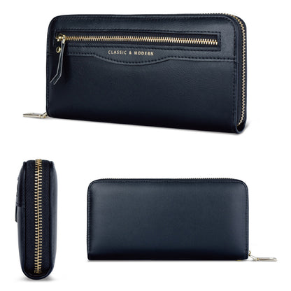 TAILIAN T9612-014 PU Leather Long Wallet Women Cellphone Holder Zipper Clutch Bag