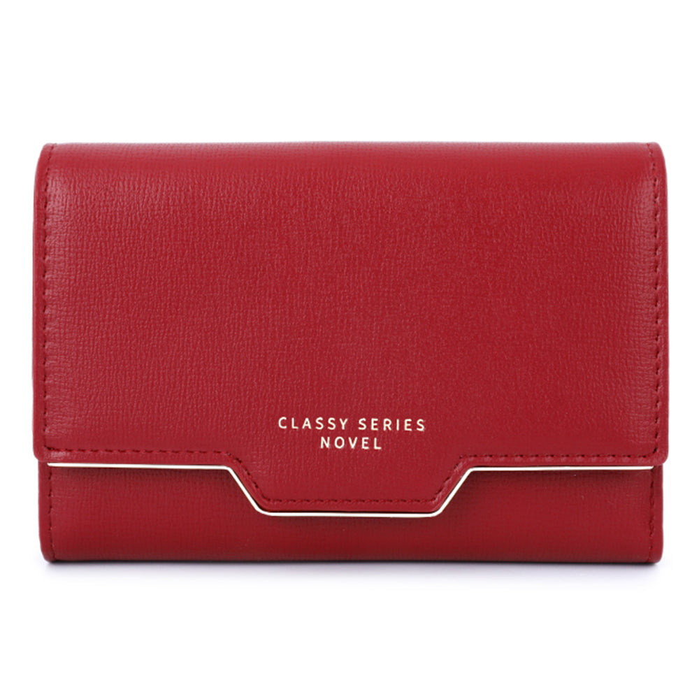 TAILIAN T6224-004 Multiple Card Slots Wallet Tri-fold Design PU Leather Billfold Coin Cash Storage Bag