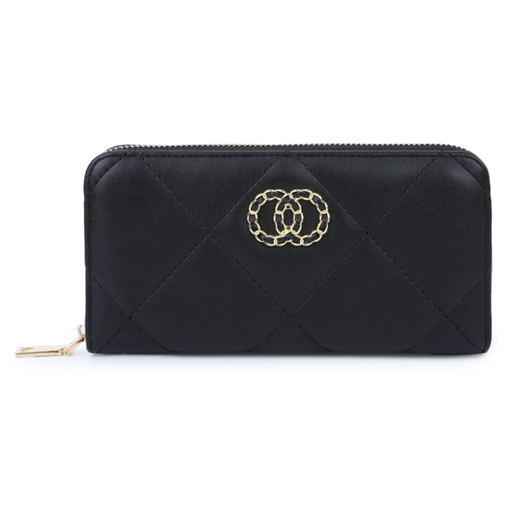 TAILIAN T9612-062 Stylish Women Long Wallet Zipper PU Leather Large Capacity Purse