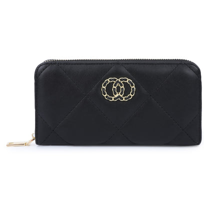 TAILIAN T9612-062 Stylish Women Long Wallet Zipper PU Leather Large Capacity Purse