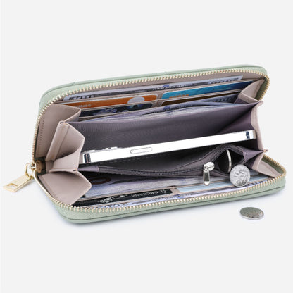 TAILIAN T9612-062 Stylish Women Long Wallet Zipper PU Leather Large Capacity Purse