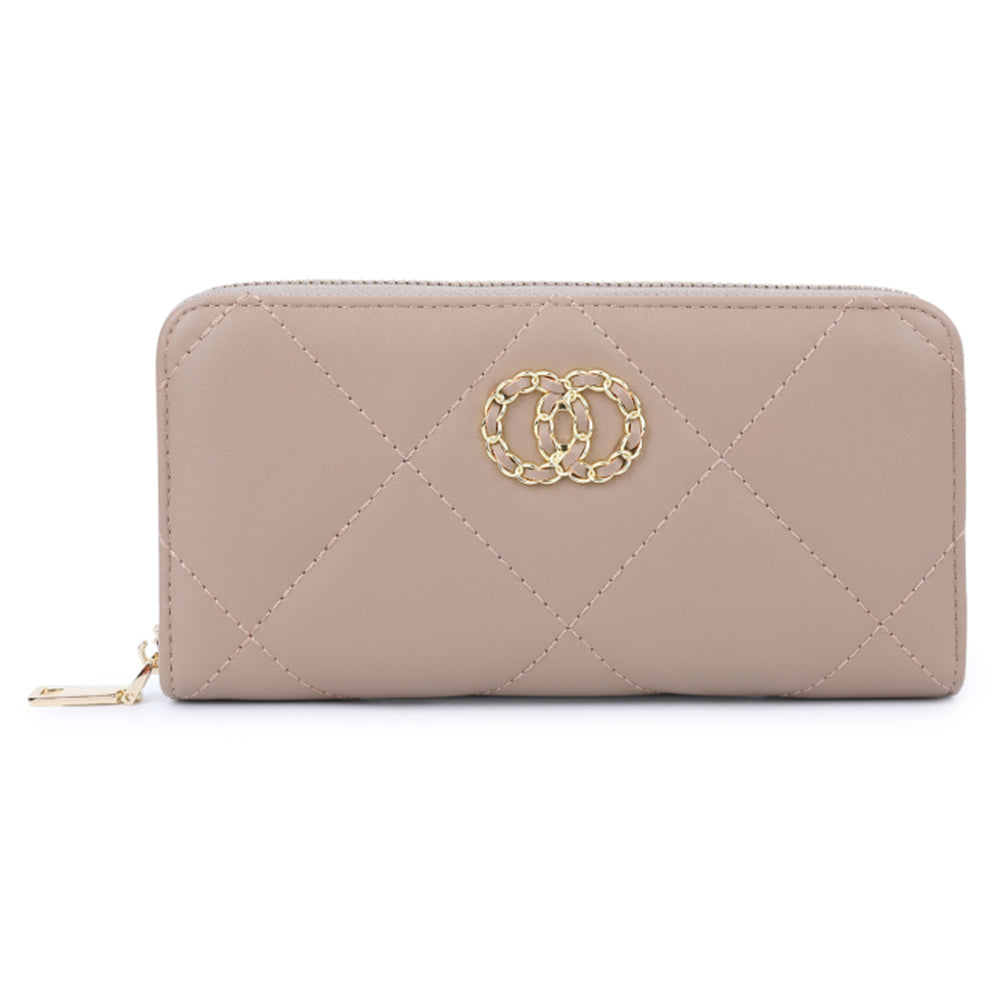 TAILIAN T9612-062 Stylish Women Long Wallet Zipper PU Leather Large Capacity Purse