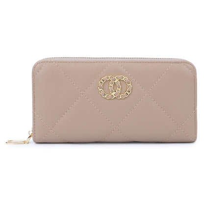TAILIAN T9612-062 Stylish Women Long Wallet Zipper PU Leather Large Capacity Purse