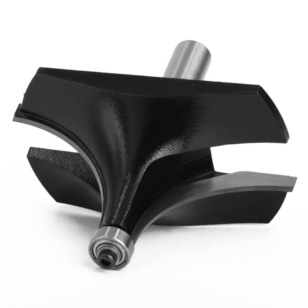 12mm Shank Tungsten Steel Alloy Round Over Bit Woodworking Cutter Wood Line Edge Trimmer