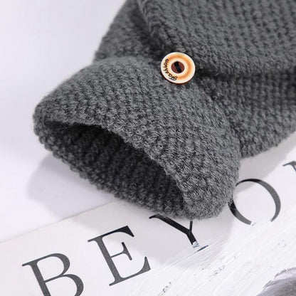1 Pair USB Electric Heating Warm Gloves Winter Double-side Heated Half Finger Gloves with Flap Lid
