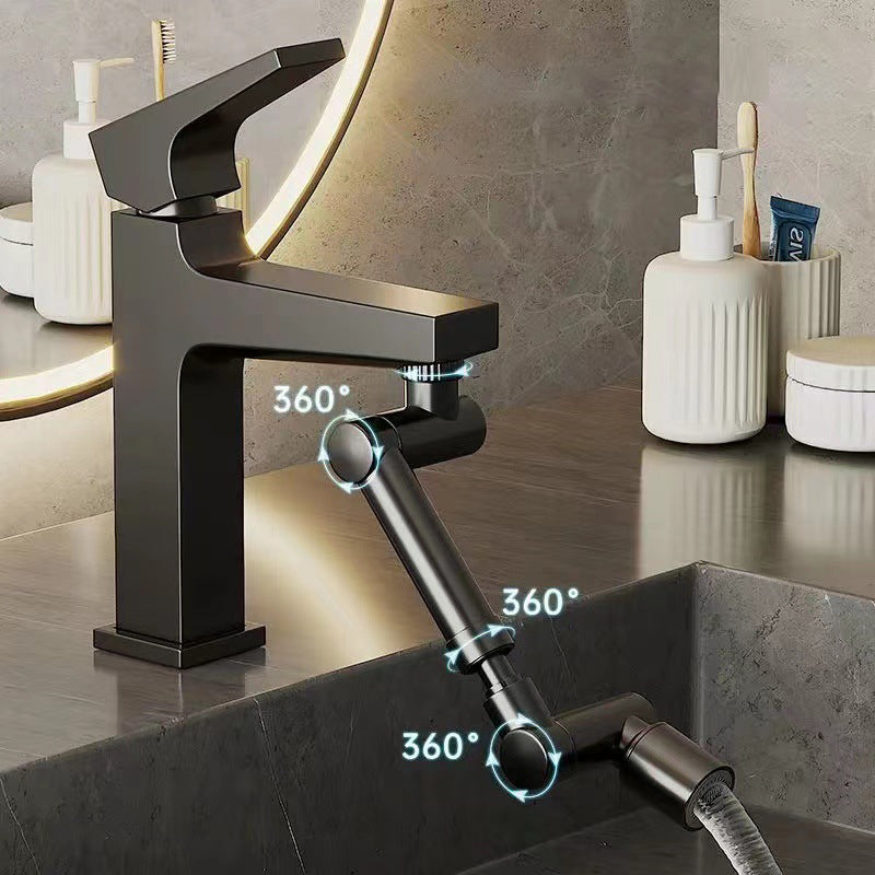 Two Modes Faucet Tap Aerator Splashproof Adjustable Arm 1440 Degree Rotating Kitchen Sink Faucet Extender