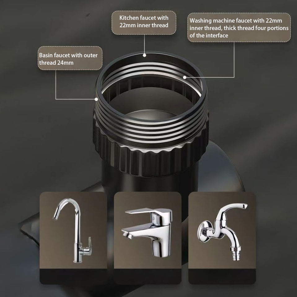Two Modes Faucet Tap Aerator Splashproof Adjustable Arm 1440 Degree Rotating Kitchen Sink Faucet Extender