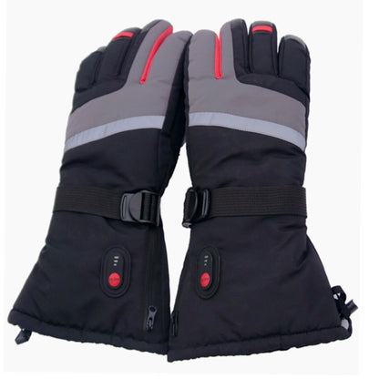 1Pair Portable Electric Heated Gloves for Winter Battery Heating Thermal Gloves Touchscreen Function Hand Warmer