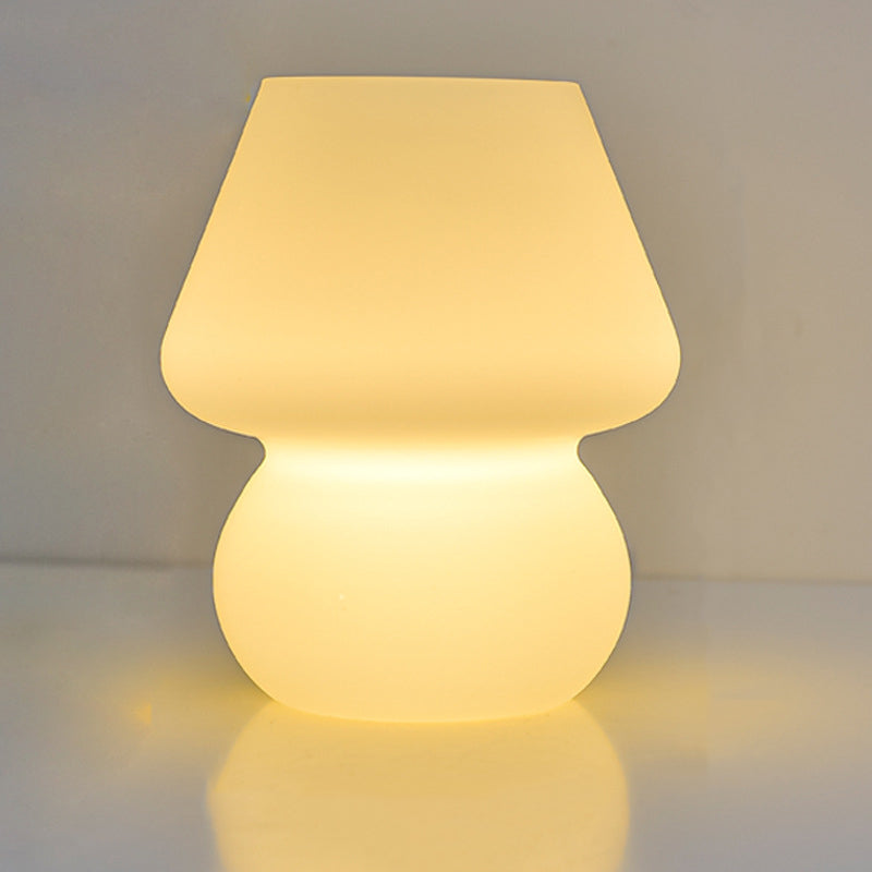 TA-033 Mushroom Lamp Glass Table Bedside Lamp INS Sleeping Night Light (Not Dimmable)