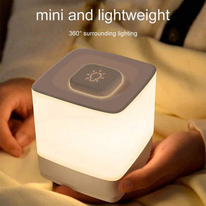 2000mAh Rechargeable Home Night Light Three Color Stepless Dimming Touch Control Bedside Lamp