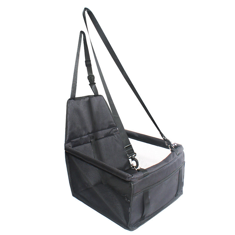 Pet Dog Booster Waterproof Puppy Cat Carrier Seat Foldable Oxford Cloth Pet Car Basket with PVC Tube Frame