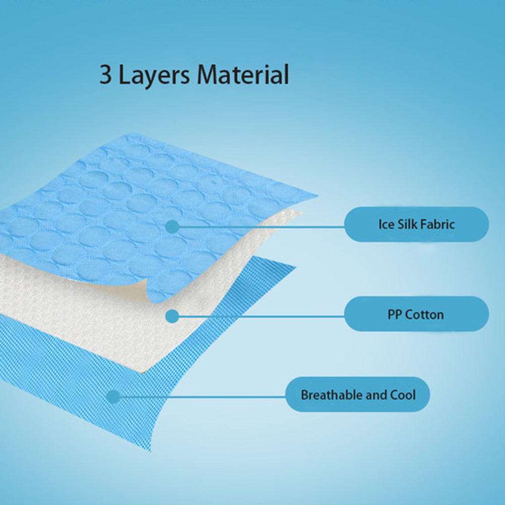 TG-PB0103 Breathable Bed Blanket Summer Pet Cooling Mat Sleeping Ice Pad, Size XL