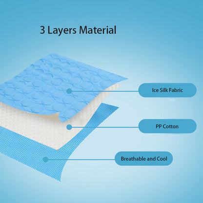 TG-PB0103 Breathable Bed Blanket Summer Pet Cooling Mat Sleeping Ice Pad, Size XL