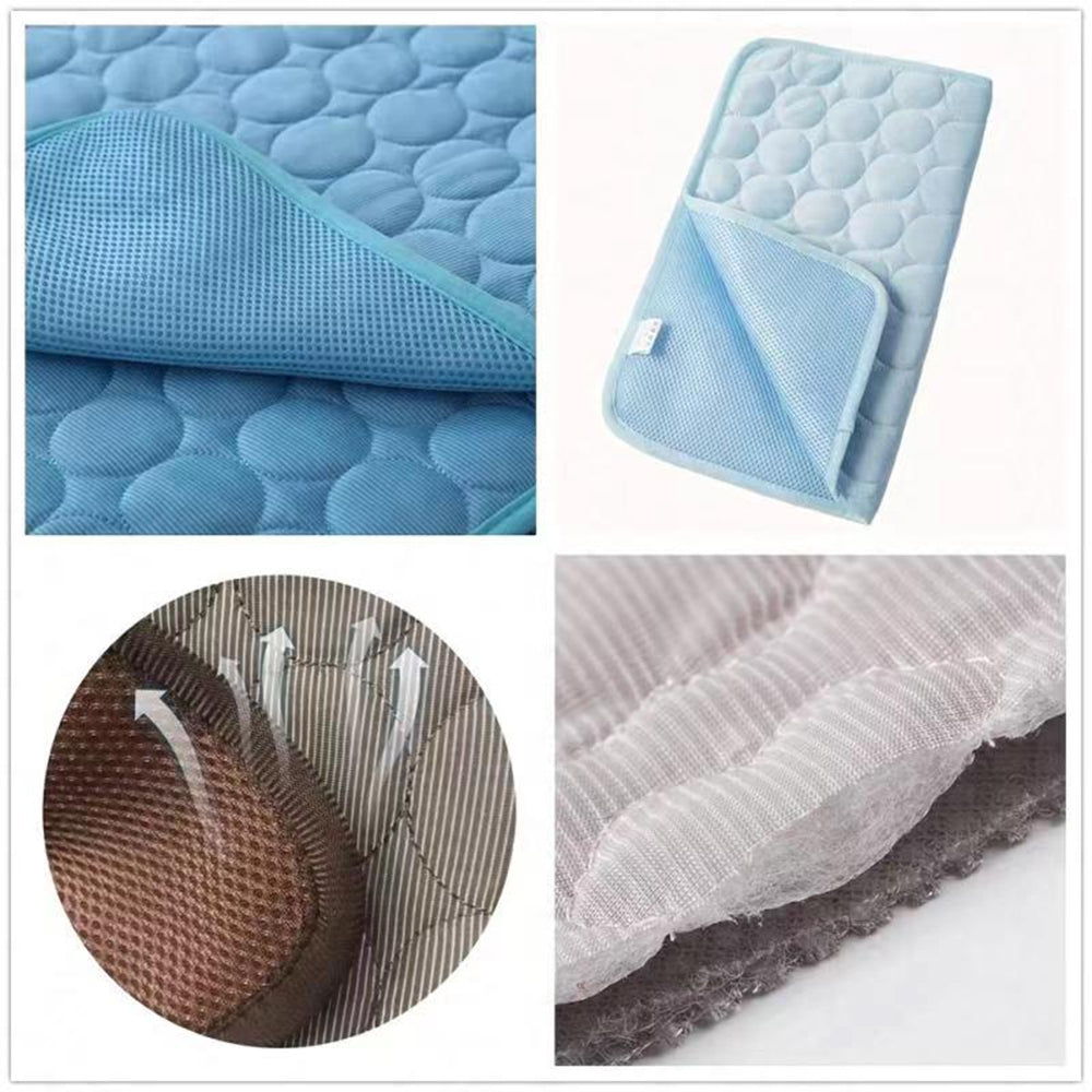 TG-PB0103 Breathable Bed Blanket Summer Pet Cooling Mat Sleeping Ice Pad, Size XL