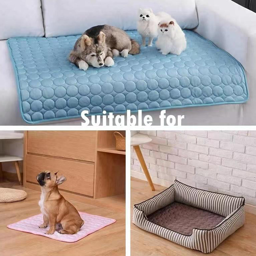TG-PB0103 Breathable Bed Blanket Summer Pet Cooling Mat Sleeping Ice Pad, Size XL