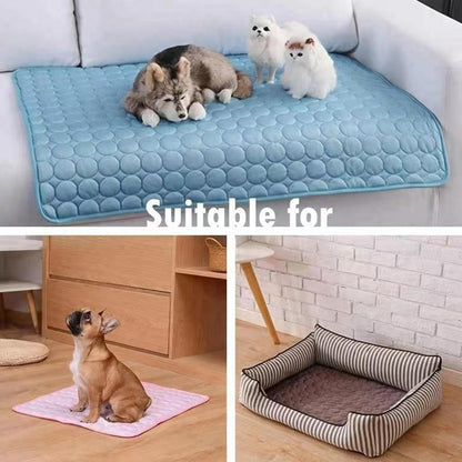 TG-PB0103 Breathable Bed Blanket Summer Pet Cooling Mat Sleeping Ice Pad, Size XL
