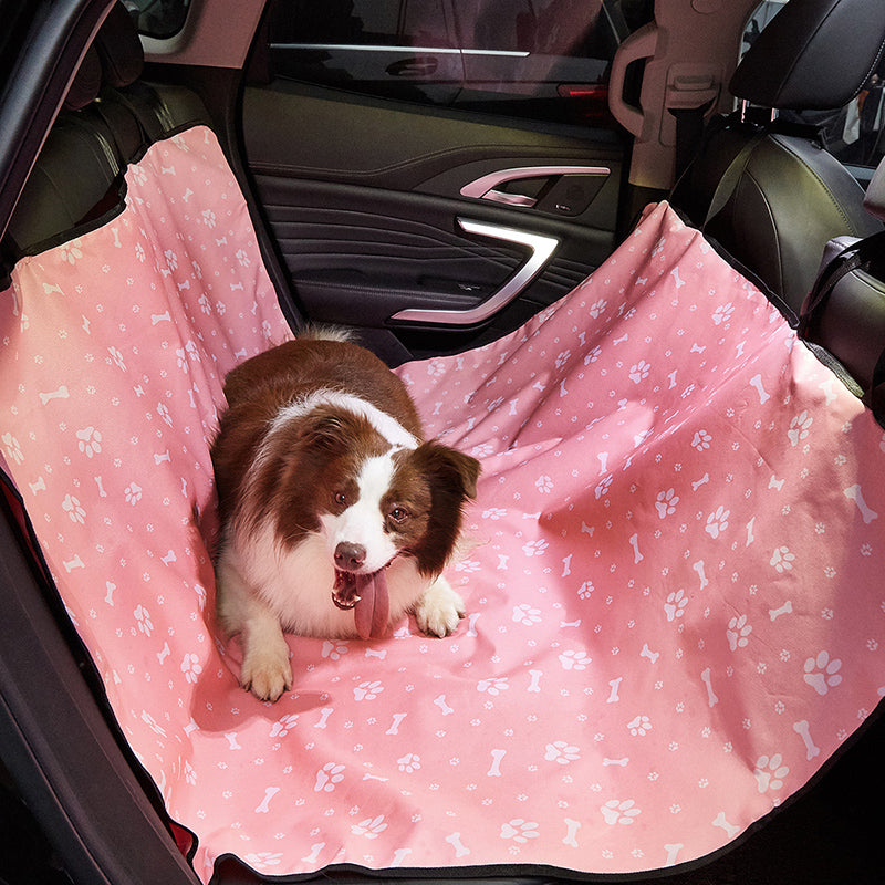 TG-PCU010 Car Hammock Pet Car Seat Cover Rear Back Seat Dog Safety Cushion Pad