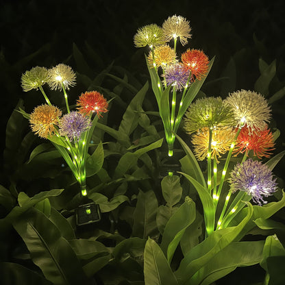 2Pcs Solar Powered Garden Lawn Lamp IP65 Waterproof Outdoor Gardening Light for Home Decoration