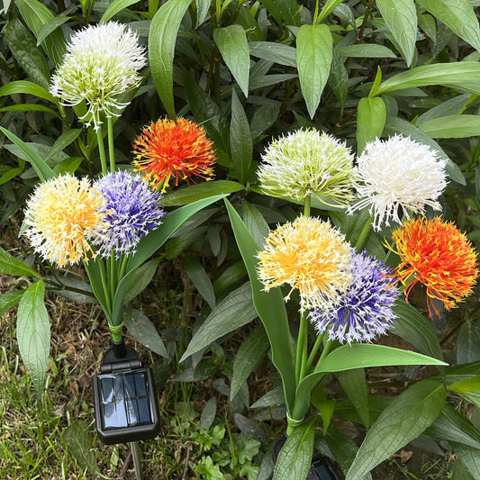 4Pcs Auto Solar Charging Garden Lawn Light Water-Resistant Outdoor Garden Lamp for Home Decoration